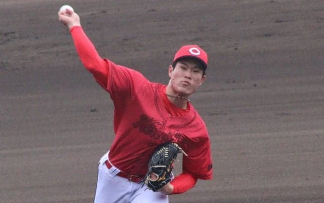 広島の22年ドラ1位右腕が好救援！覚醒待たれる21歳…1回零封で対外試合白星発進に貢献