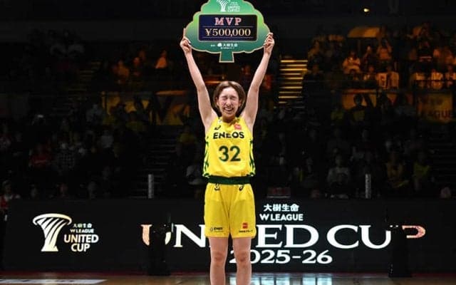 “ラストダンス”の宮崎早織がユナイテッドカップMVP受賞…ENEOSを2冠に導く