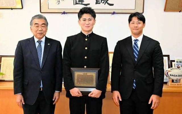 「最後までやり遂げた」　学生野球表彰の佐賀北前主将・宮崎淳多さん