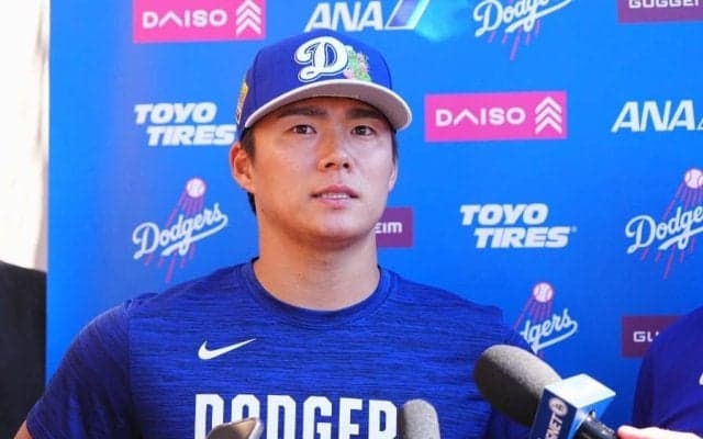 山本由伸が“変貌”「全てが一段と」　一目瞭然のパンプアップ…LA記者も仰天