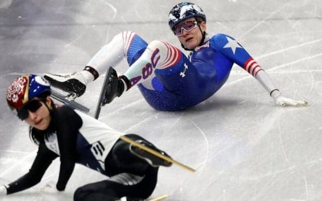 「ひざまずいて謝れ」韓国からの中傷　リレーで巻き込み転倒の米24歳が告白「私らしくいられなくてごめんなさい」【冬季五輪】