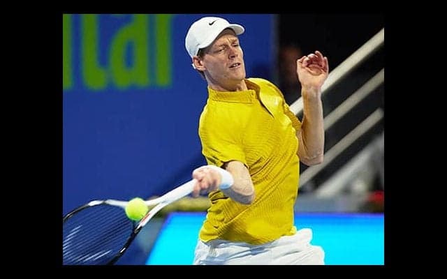  シナー 完勝で全豪OP後初戦白星 