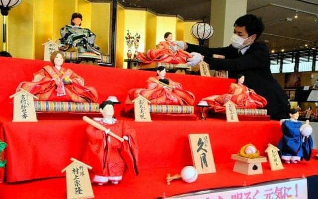 あなたの推しもいる？五輪やWBC出場選手のひな人形　愛知・日進市