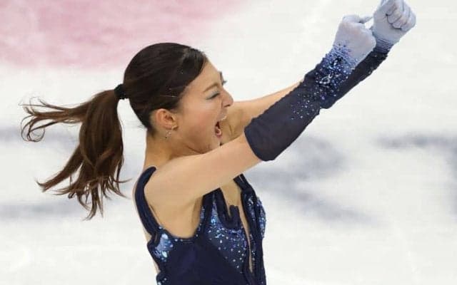 「りくりゅうの金メダルを見てそれが大きな刺激」坂本花織SP2位、圧巻演技の原動力明かす　「不安、恐怖を感じていた」「90パーセントぐらいできたので自分をほめてあげたい」【冬季五輪】