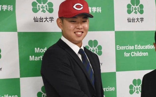 解説もびっくり「完璧ですよね…驚いた」　広島ドラ1が豪快弾、“プロ1号”に球場騒然