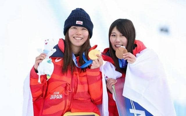 女子スロープスタイルで深田茉莉が金、村瀬が銅　男子は長谷川が銀