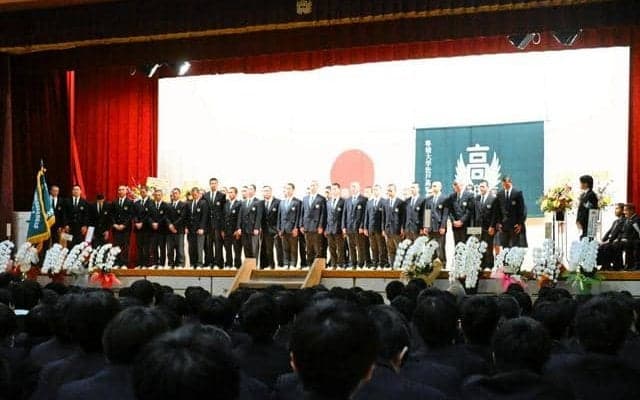 センバツ出場の専大松戸高「歴史を変える」　壮行会で決意