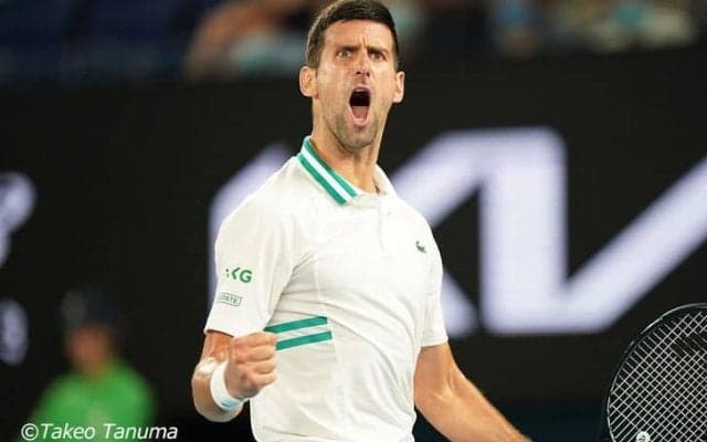 大会3連覇へあと1勝! ジョコビッチがカラツェフに完勝