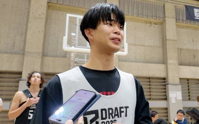 B2静岡に“ドラフト選外”の島﨑輝が加入…福大大濠から中大経てプロ挑戦「機会を頂けたことに感謝」