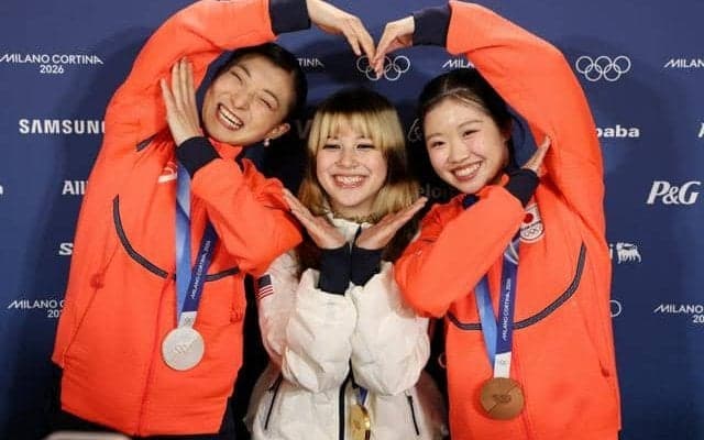 坂本花織が「悔しい」銀　中井亜美が銅　熱戦の五輪フィギュアフリー