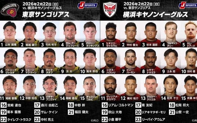 東京SG、優勝争いへさらに加速か、それとも、横浜Eが今季2勝目か