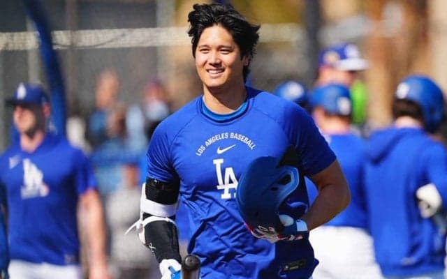 大谷翔平からチラリ…日本人が気になってしまった1枚　「個人的には」「めっちゃ見える」