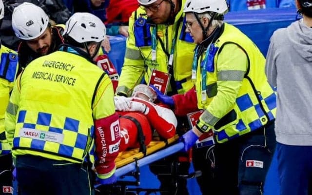 スケート刃が顔面直撃…戦慄の事故に遭ったポーランド女子選手の苦境を母国メディアが報道「見たくない危険な光景だった」【冬季五輪】