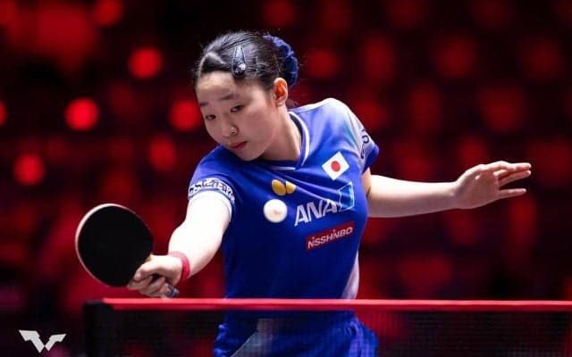 張本美和が8強かけて大藤沙月と直接対決へ　橋本帆乃香は0－2劣勢も逆転勝ち、長﨑美柚もストレート勝ちで3回戦進出【シンガポールスマッシュ】