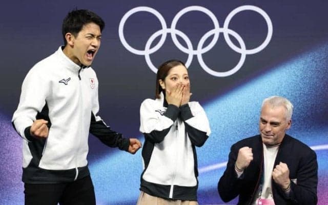 りくりゅうのフリー演技に“喜びを爆発させていた人物”「魔法のようだ！」五輪公式が注目「涙が出る」と海外反響【冬季五輪】