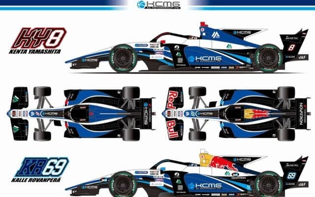 カッレ・ロバンペラが参戦するスーパーフォーミュラのマシンカラーリングが公開