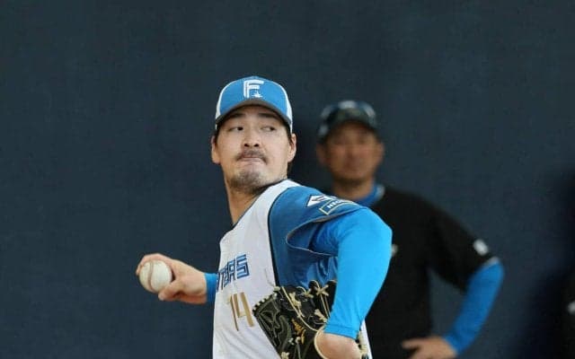 【日本ハム】有原航平が初実戦登板で好投　韓国ハンファとの練習試合で１回無安打無失点