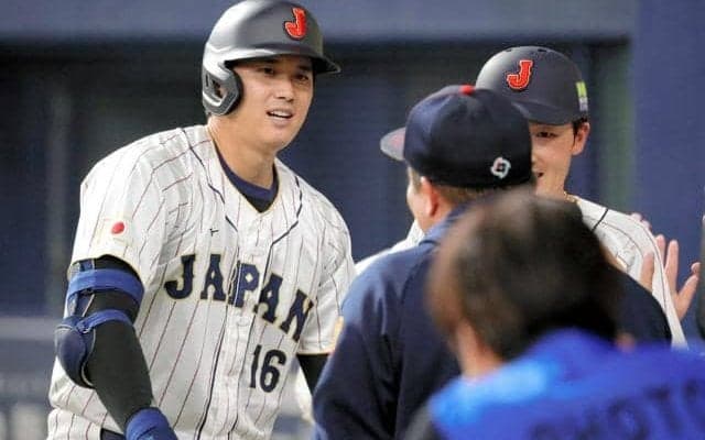 帰国した大谷翔平、「侍ジャパン」に合流　今大会は指名打者に専念