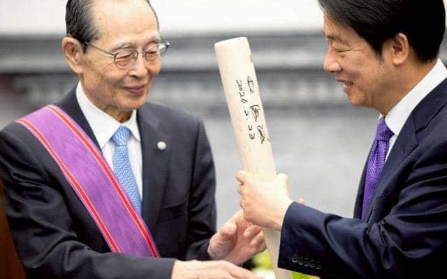 台湾総統が王貞治氏に面会、勲章を授与　「誰もが知る野球界の英雄」
