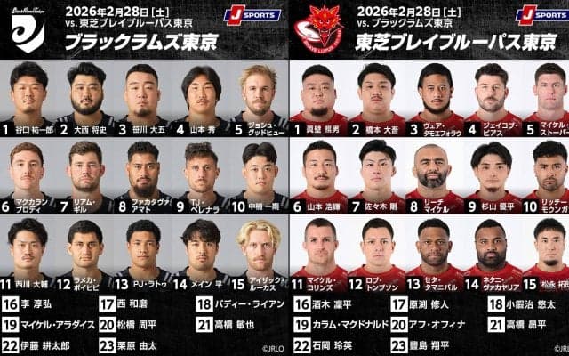 3連敗中のブレイブルーパスが目覚めるか。2連勝中のブラックラムズの勢いが、さらに大きくなるか。