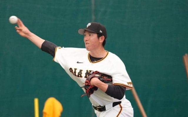【巨人】戸郷翔征「危機感ある。次あると思っていない」リリースポイント修正し28日初実戦へ