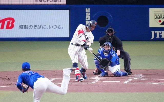 【WBC】大谷から一瞬で主役奪った！佐藤輝明「いい感触」プロ６年目の侍１号は初回決勝３ラン
