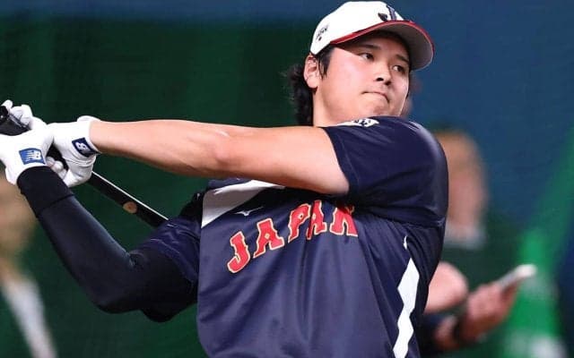 「相変わらず化け物か…」大谷翔平のフリー打撃にファン絶句　再び快音連発「やばすぎて言葉出ない」