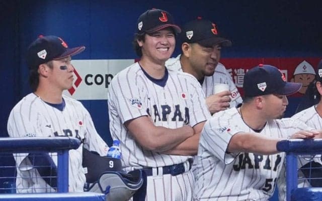大谷翔平が「THEクソガキ」　侍Jの“後輩”に向けた表情にSNS注目「いじられ役決定したな」