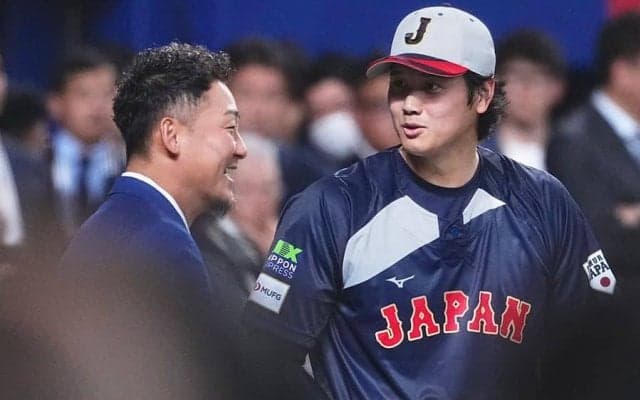  中田翔氏との再会で…大谷翔平が“気遣い”「人間ができてる」　さりげない所作に称賛