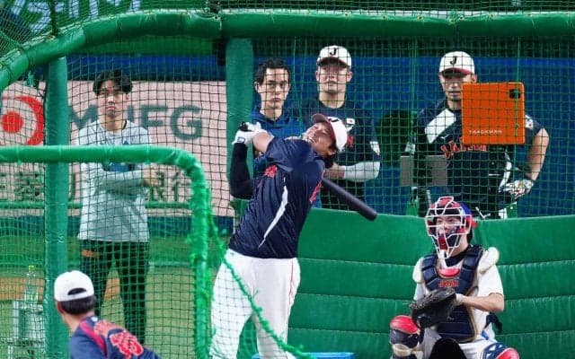 【WBC】メジャー侍トリオが度肝抜く5階席弾　練習中の球場内は異様な光景　