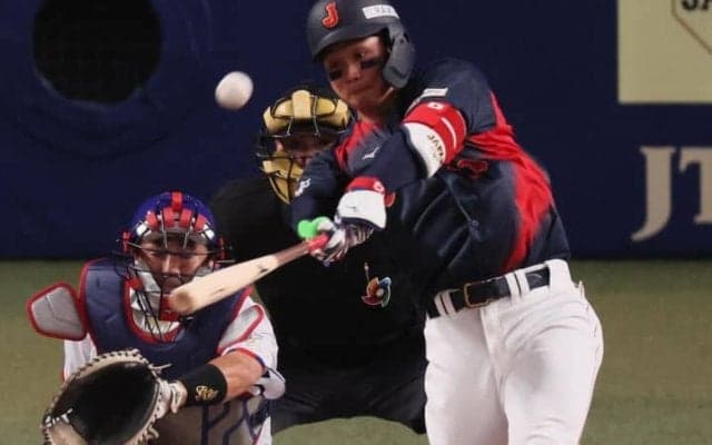 「あのぐらいでホームランになるんだな」森下翔太、“確信弾”とはいかずも掴んだ感覚　指揮官も称えた一発【侍ジャパン】