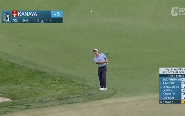 【動画】金谷拓実10番で絶妙ロブショット　ラウリーがスマザーマンと並んで首位タイ【コグニザントクラシック in ザ・パームビーチ3日目】