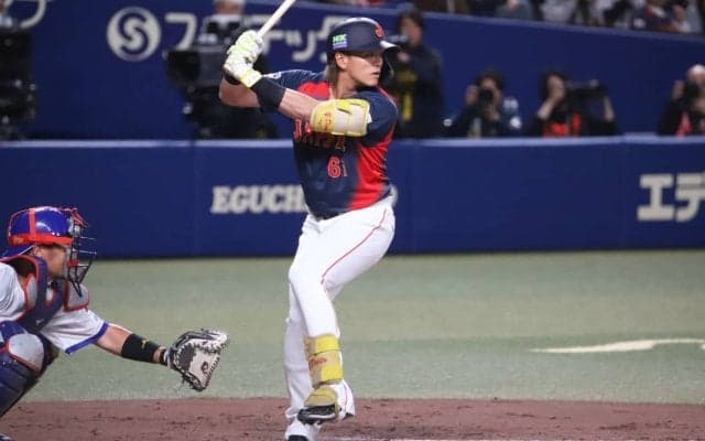 侍ジャパンサポートメンバーの山本大斗が2戦計2安打3打点！連日レフト線へ強烈タイムリー｢ホームランを意識した結果｣