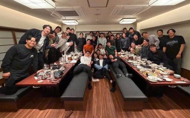大谷翔平、侍ジャパンの決起集会を報告　焼肉店に30人超集結「明日からまたみんなで頑張りましょう」