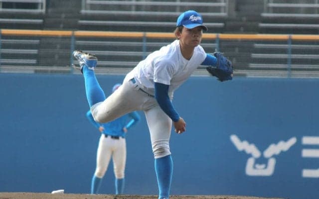 青山学院大の新入生がキャンプ紅白戦で早くも好アピール！スカウト絶賛の最速153キロ右腕が3回無失点、プロ注目二刀流はドラ1候補撃ち！