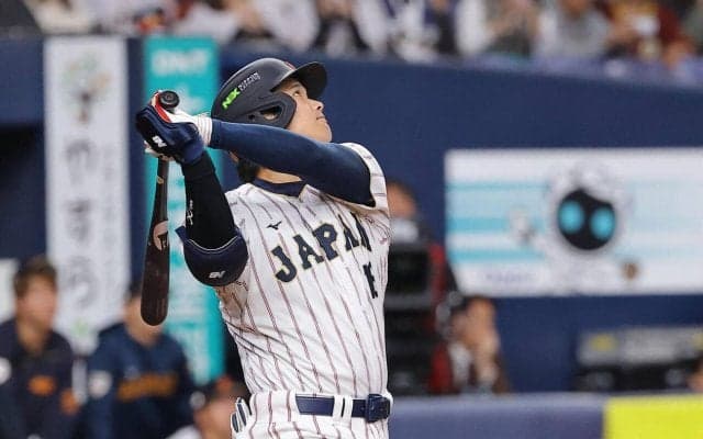 【WBC】初スタメン大谷翔平、第４打席で代打が送られる　３打席ノーヒット