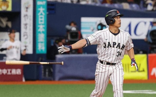 【WBC】ペッパーミルの次は大谷CMお～い“お茶ポーズ”？吉田正尚が披露「作った」のは…