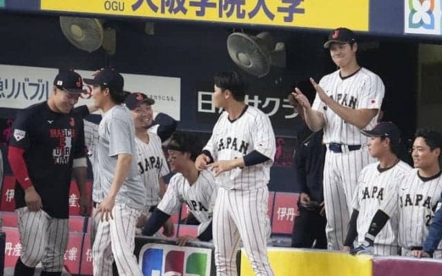 大谷翔平の“優しさ発動”侍ジャパン強化試合で見せたワンシーンが話題「こういうところなんよ」「絶対、励みになるよな」
