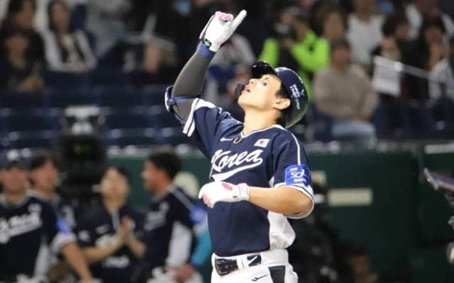 韓国が阪神、オリックスとの強化試合で1勝1分！若き大砲が豪快な本塁打