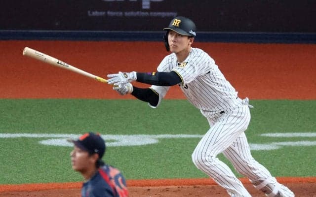 【阪神】小幡竜平１点差に詰め寄る３点二塁打「チームとしてよかった」遊撃ディベイニーに譲らん