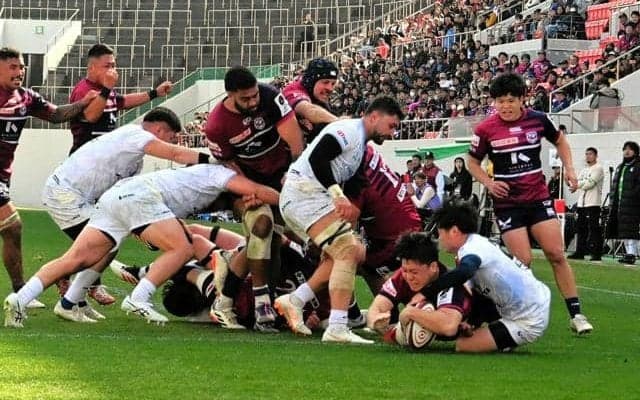 1部復帰へ連勝中、ラグビー・リーグワン2部の花園近鉄ライナーズ