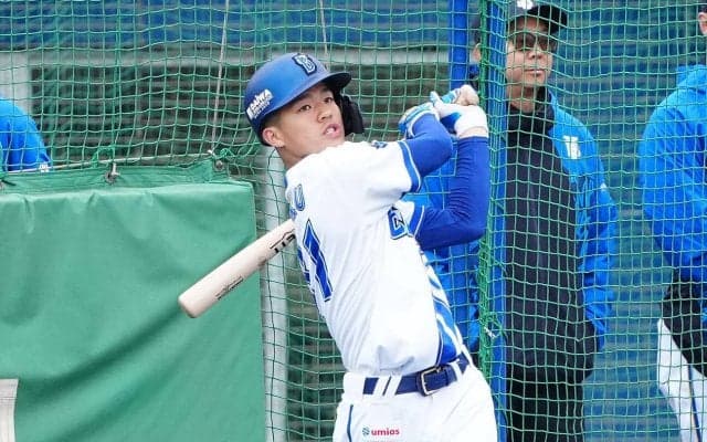 【DeNA】育成ドラ１清水詩太が５日中日戦参加、新人６選手で唯一の高卒ルーキー