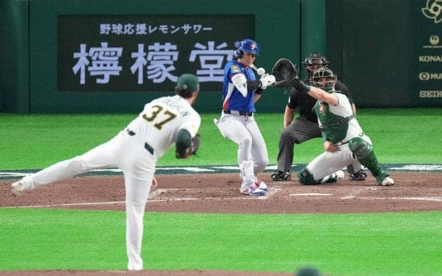 【WBC】台湾またもアクシデント　主将の３番陳傑憲が左手に死球受け交代　岡山共生高校を卒業