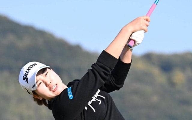 前半終え藤本愛菜が５アンダーで首位　１打差で政田夢乃らが追う