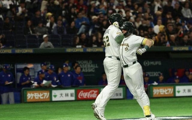 【WBC】オーストラリア、強豪の台湾を粉砕　２発で開幕戦勝利