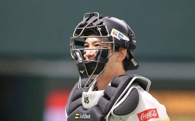 【ソフトバンク】栗原陵矢、５年ぶり捕手復帰「数をこなしていかないと」超攻撃的として準備