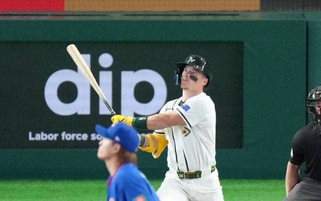 【WBC】オーストラリアのバザナ「あれっと思った」完全アウェーでの１発に球場がしーん