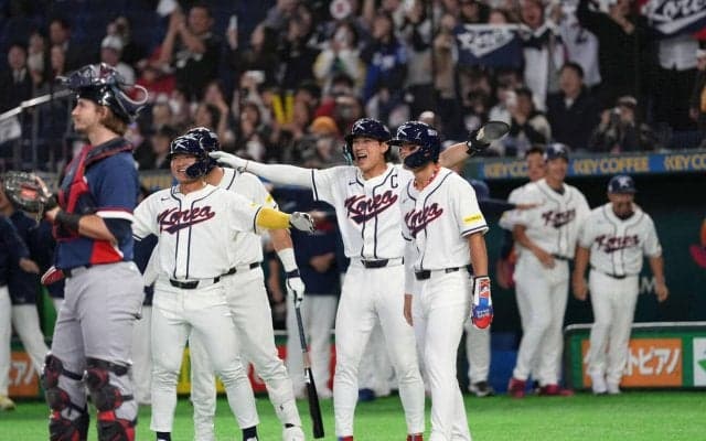 【WBC】韓国が大勝発進！　文保景が１回に満塁本塁打
