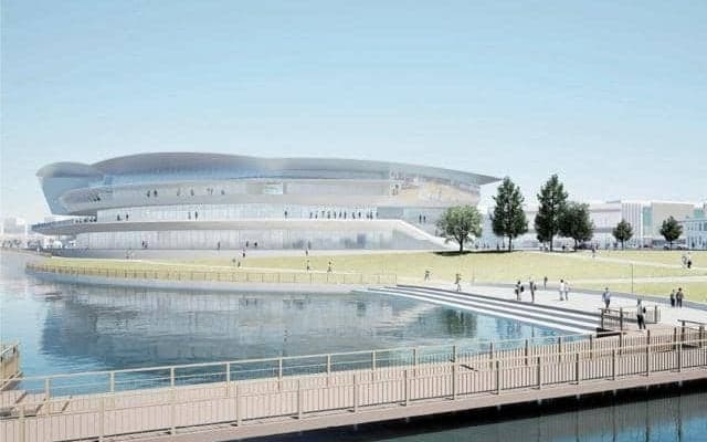 B1越谷、レイクタウン地区にアリーナ　民設民営、29年開設計画