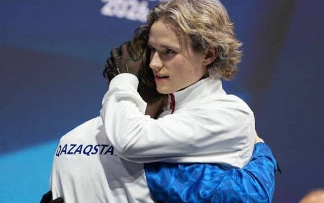 8位転落直後に勝者と抱擁…マリニンに五輪フェアプレー賞　「私にとってどんなメダルよりも大きな意味を持っています」